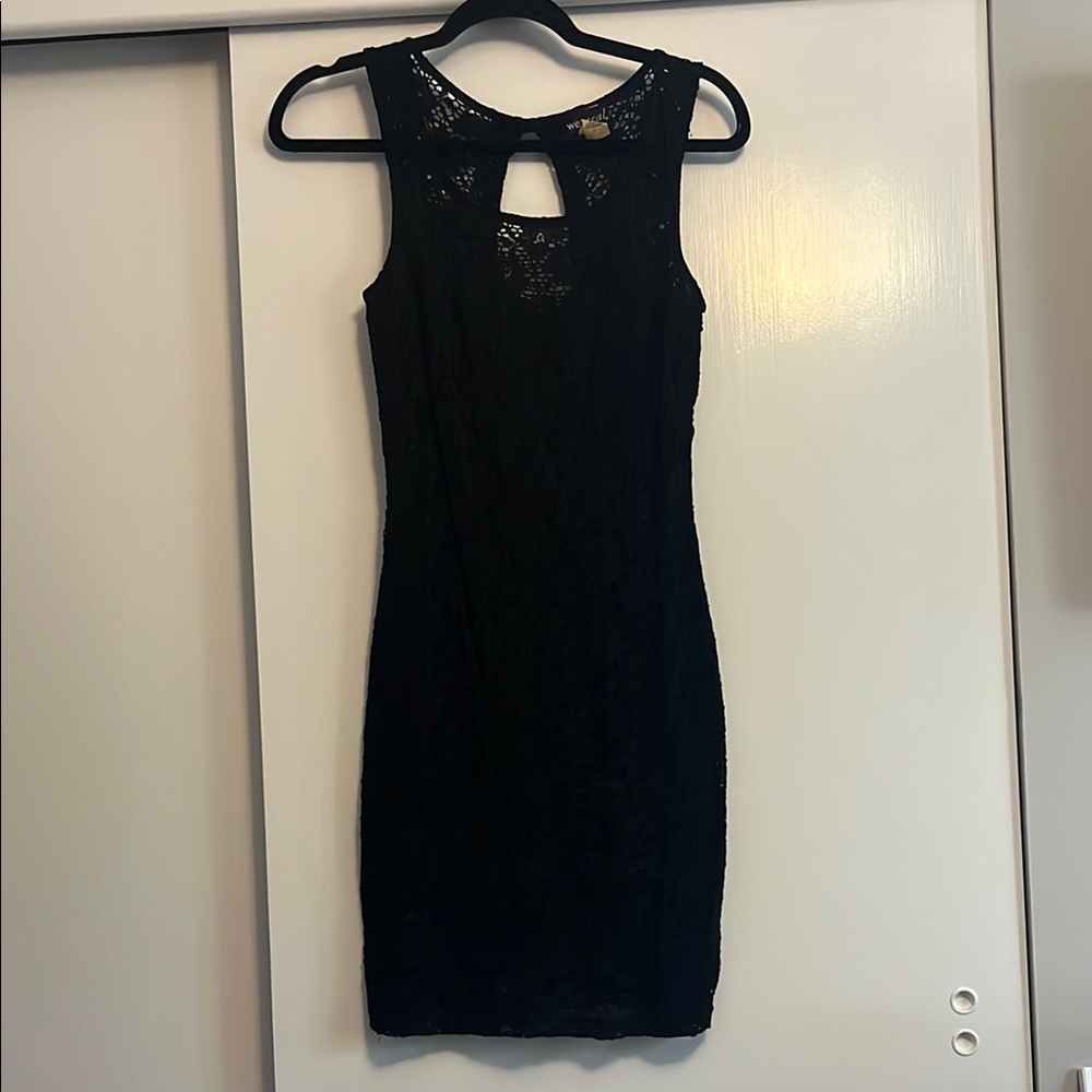 Elegant Black Lace Dress